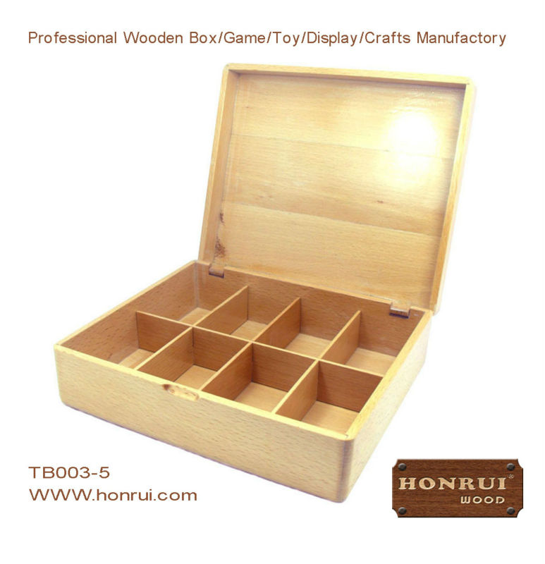 2014年熱い販売の木製ジュエリーボックス、 蓋のない箱木製仕入れ・メーカー・工場