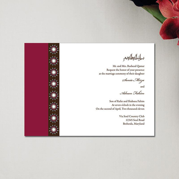 Top Sale Scroll Laser Cut Muslim Wedding Invitation Card Buy