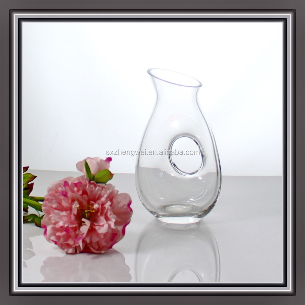 熱い販売のハンドメイドの単一の明確なクリスタルガラス赤ワインデキャンタ仕入れ・メーカー・工場