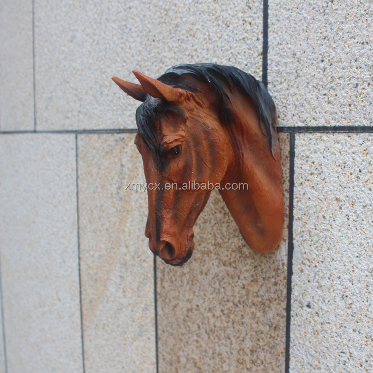 Artificial Resin Animal Statues Life Size Horse Head Buy Life Size