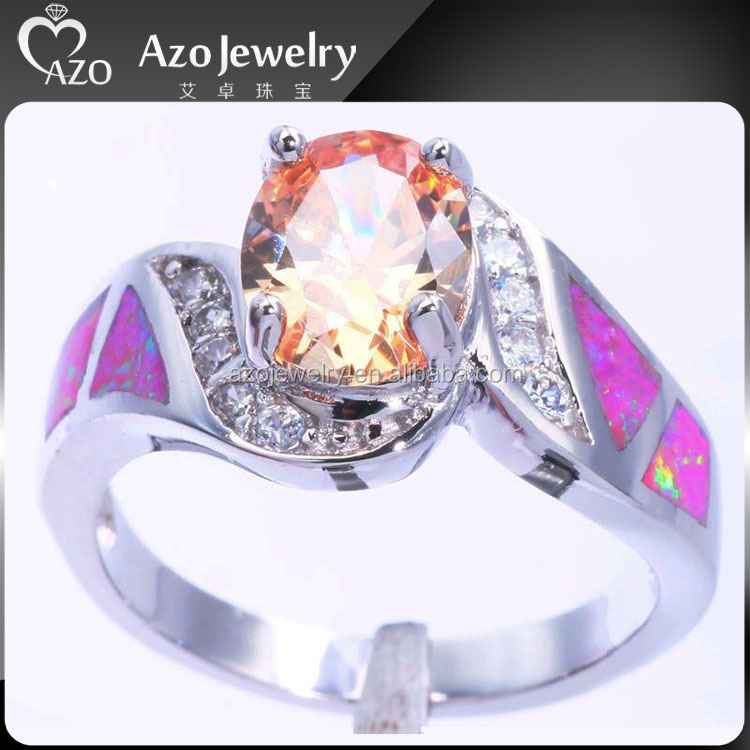 colorful 925 sterling silver friendship rings with opal stone