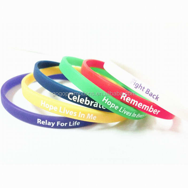 Factory Directly Wholesale Cheap Custom Silicone Thin Rubber Bands With