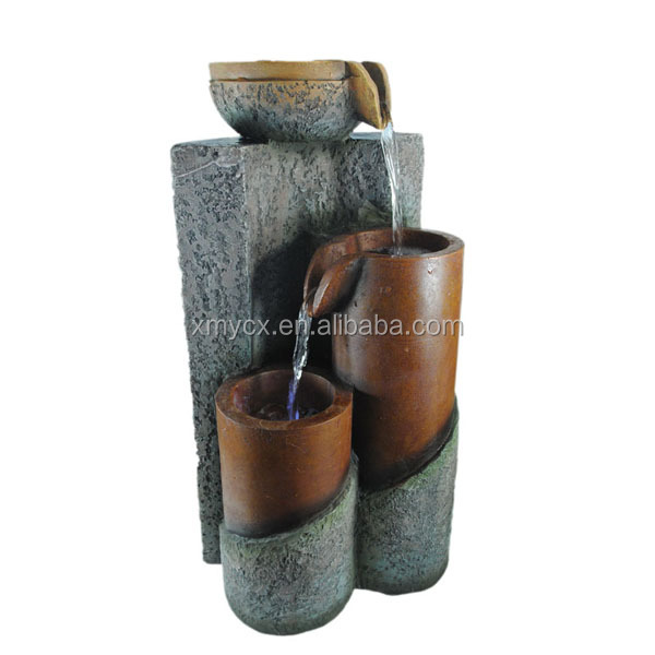 Japanese garden fountain for outdoor decor SYX3140182A 25X25X49.5CM  0.05M3  1PC .jpg