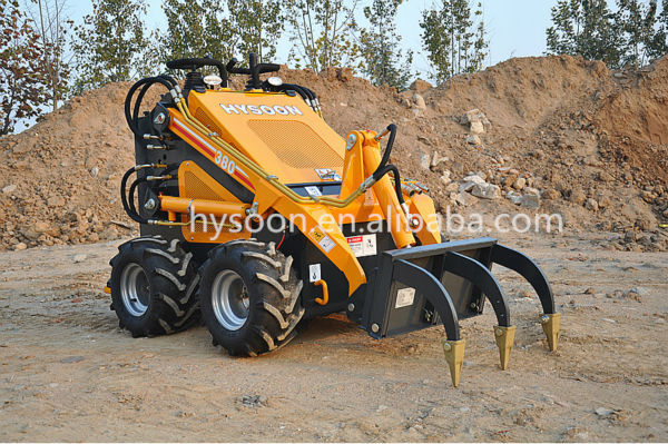 HY380 mini skid steer loader with ripper 800 hysoon.jpg