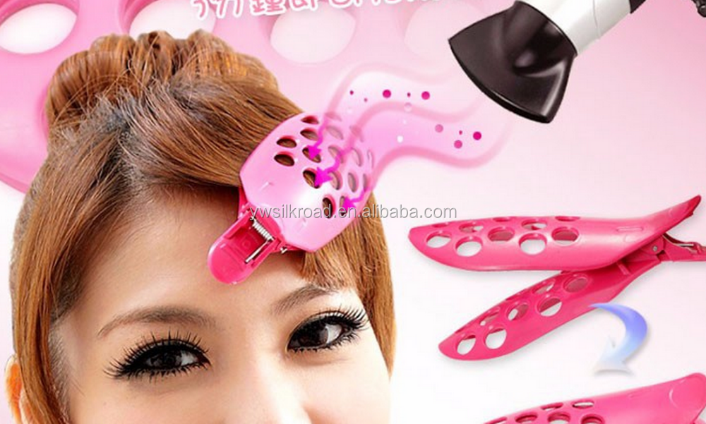 Hot Sale Fashion Front Hair Clip Plastic Bun Bang Fixing Clip