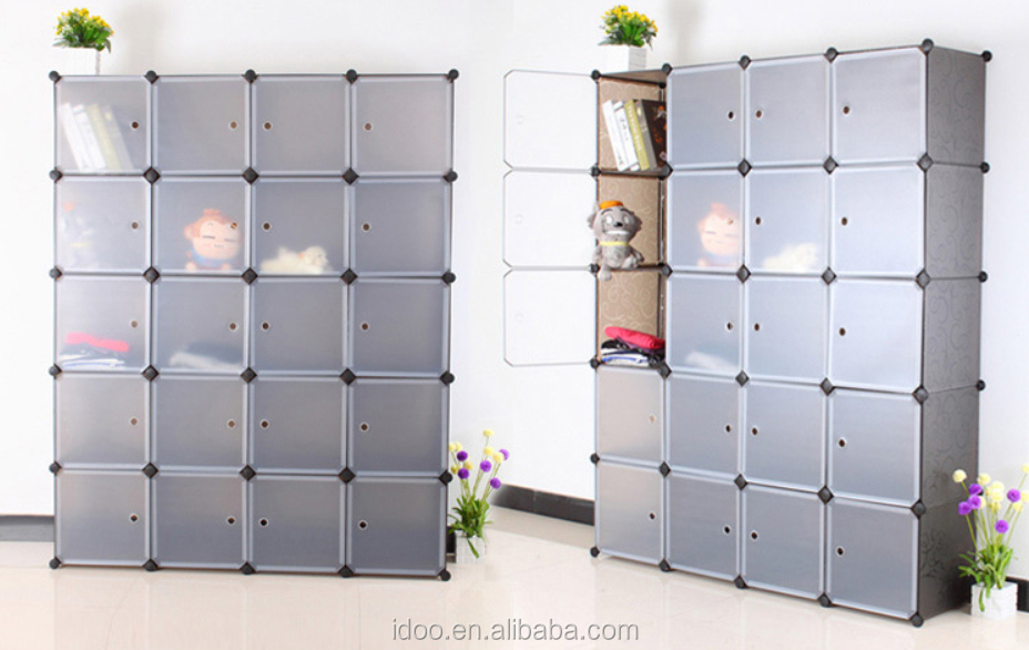 Plastic Filing Cabinet Wardrobes Foldable Bedroom Set Armoire