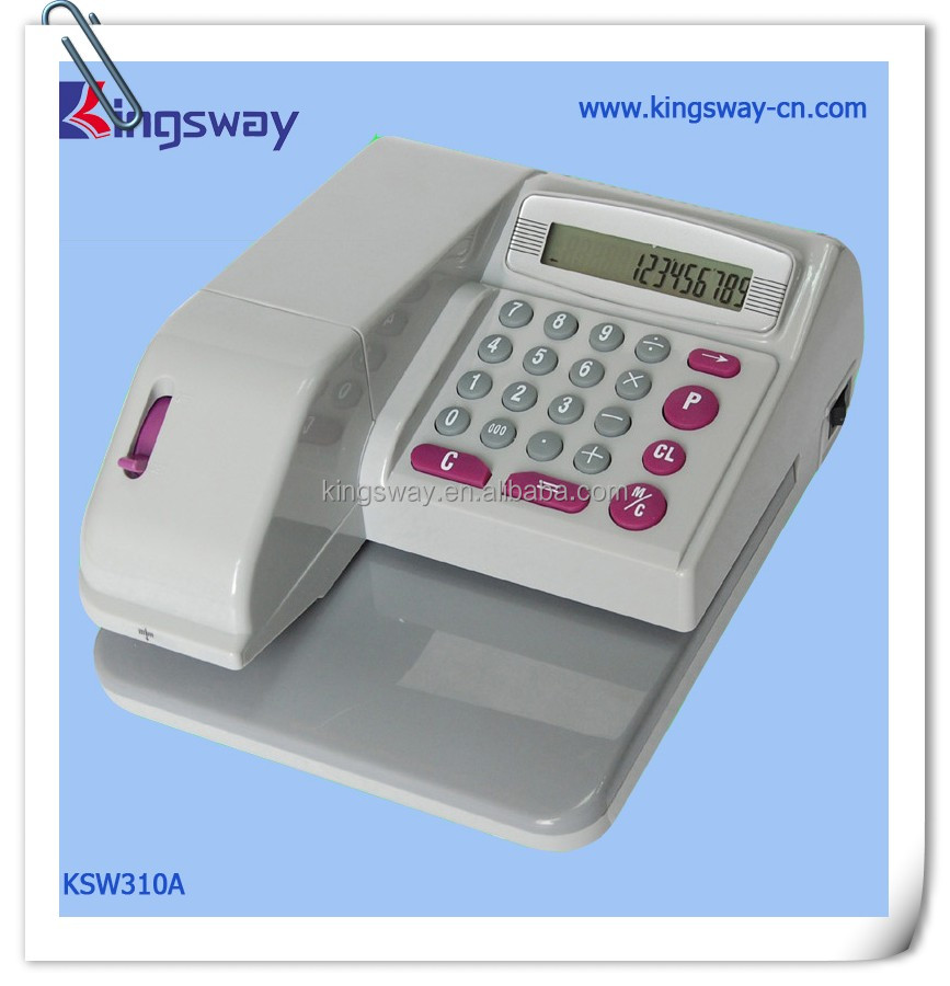 Kingsway Check Writing Machine 310. Buy Check Writing Machine,Check