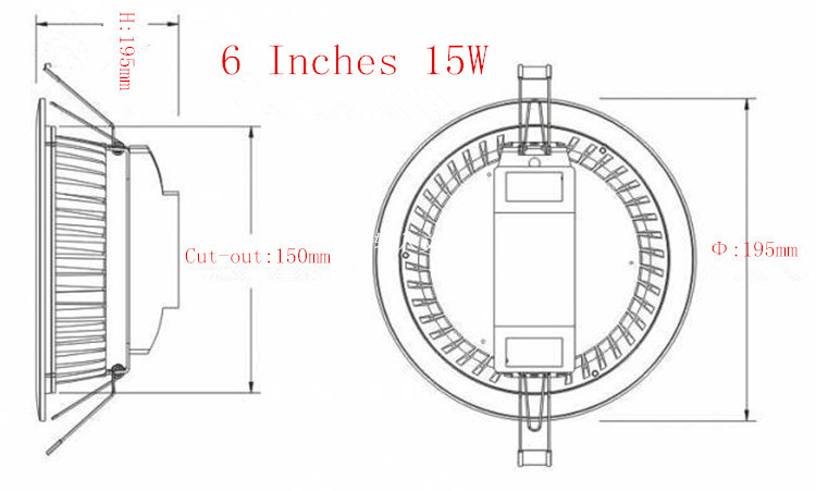 Ledcobダウンライト2.5inches/3inches/4inches/5inches/6inches/8inches/10インチ仕入れ・メーカー・工場