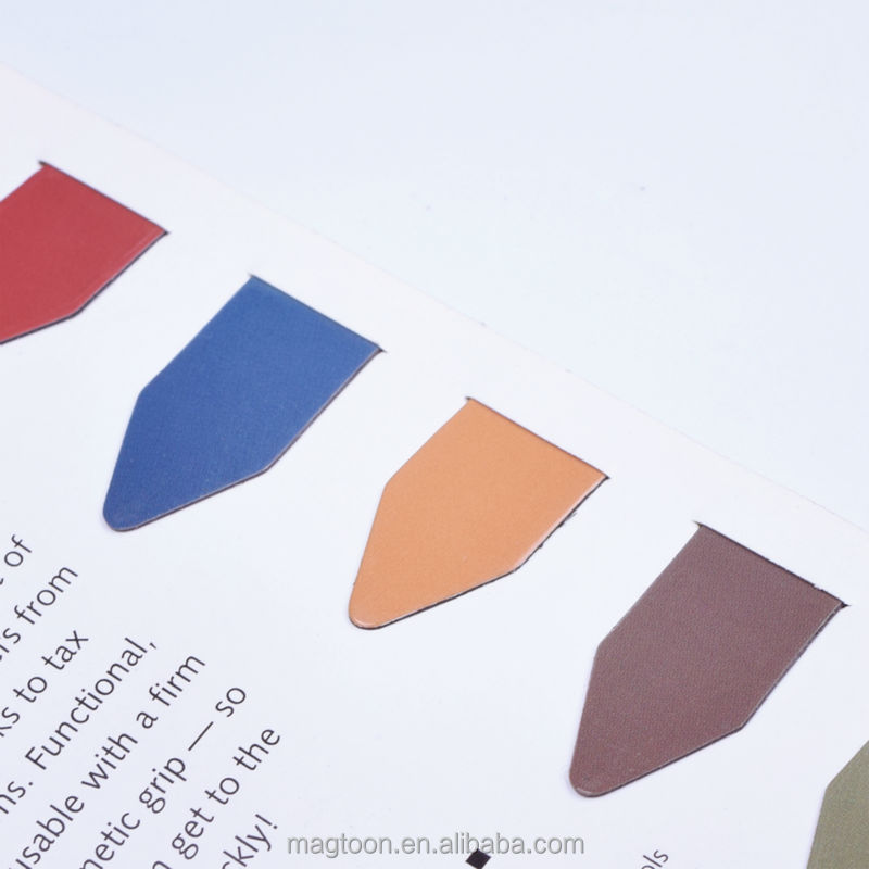 美しい虹色2015昇進のための磁気ブックマーク仕入れ・メーカー・工場