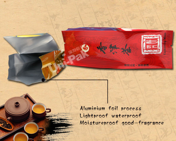 Printed Standup Ziplock Foil Tea Bag