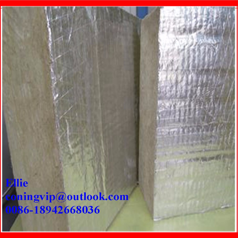 Insulation Rock Wool Board/sheet/slab Faced With Aluminium Foil One One