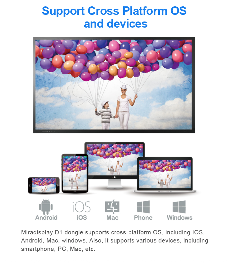 強力な機能miradisplayam8252miracastスマートテレビドングルwifiディスプレイスティックのサポートios/mac/window/システムアンドロイド仕入れ・メーカー・工場