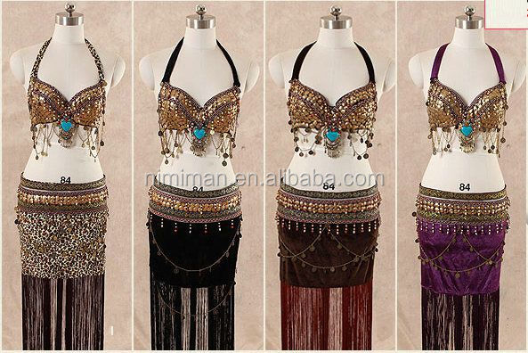 女性安価な手が作った2014年部族のベリーダンスブラやベルト、 ベリーダンスの服問屋・仕入れ・卸・卸売り