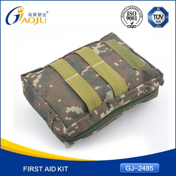 オックスフォード素材gj-2485小さなサイズ陸軍ファーストエイドキット、 軍サバイバルキット/生存袋、 軍事救急箱仕入れ・メーカー・工場