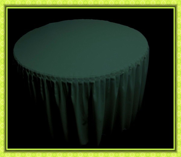 ラウンドのポリエステルのテーブルのスカート熱い販売高品質の安い価格仕入れ・メーカー・工場