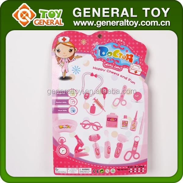 女の子のおもちゃプラスチックのおもちゃミニピンクの医者ツールセット問屋・仕入れ・卸・卸売り
