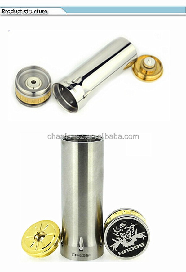 copper hades mechanical mod & 3d dripper atomizer hades mod