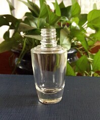 材料の香水クリスタルホワイトマニキュアオイルのボトル千ミリリットルガラスびん問屋・仕入れ・卸・卸売り