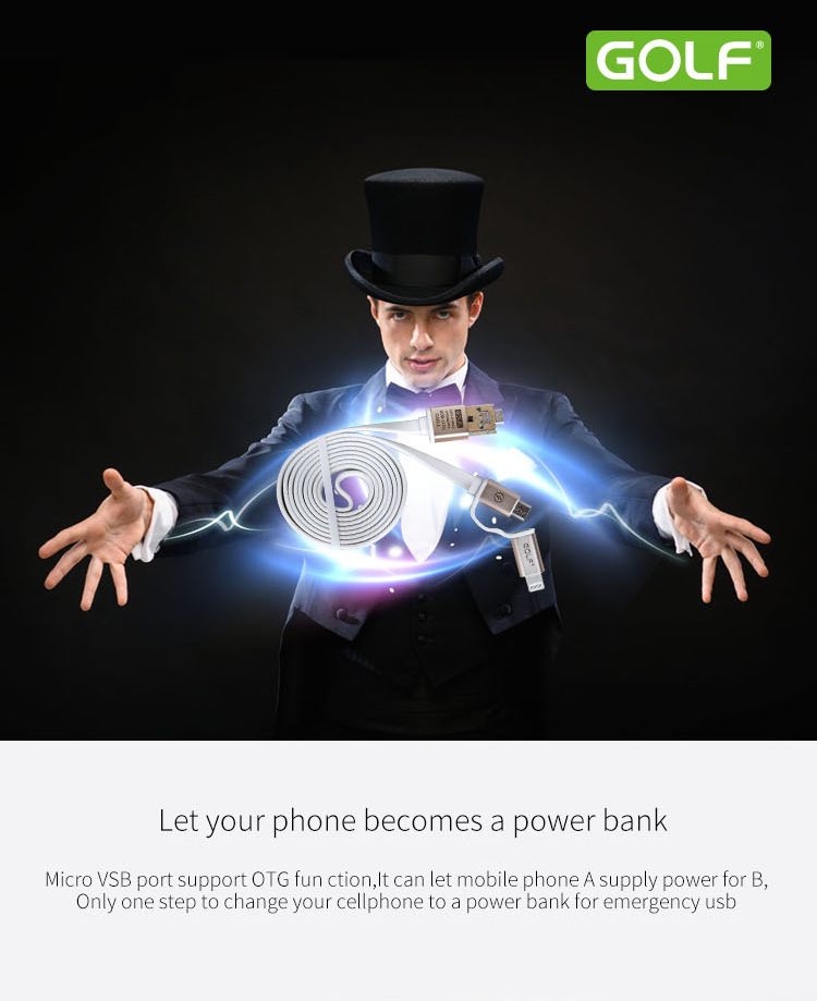 魔法の充電colf21usbケーブルですべての電話のためのフラットケーブル仕入れ・メーカー・工場