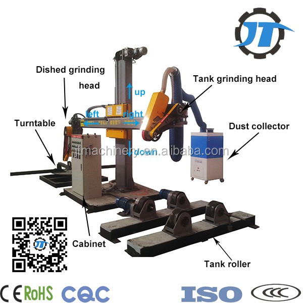 Cap Shape Polishing Machine/Tank Inner Outer Grinding Machine