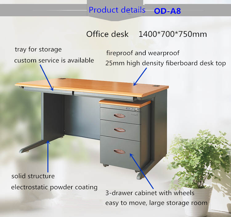 一般的な使用商業鋼のオフィスのテーブルの家具の金属問屋・仕入れ・卸・卸売り