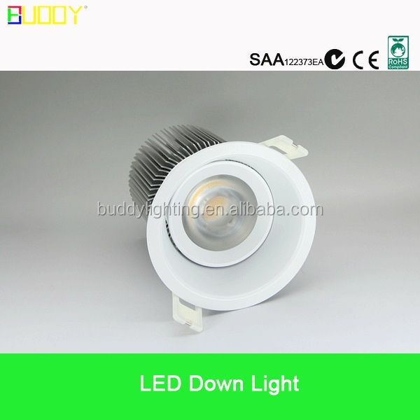 12ワット15ワットtrimless cob ledダウンライトで75ミリメートル切り抜き仕入れ・メーカー・工場