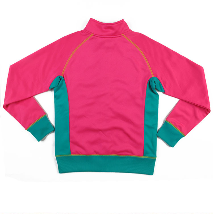 2015新しい スタイル の女性カスタム卸売ニット ジッパー アップ トレーナー ジャケット仕入れ・メーカー・工場