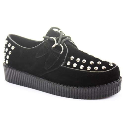 WOMENS SHOES CREEPERS PLATFORM WEDGE LACE UP SHOES CASUAL SHOES BOOTS