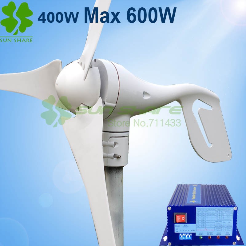 turbina eólica + controlador Max 600W com três blades.jpg2