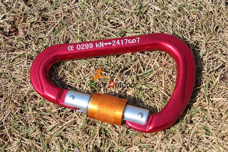 プロフェッショナルロッククライミングカラビナ安全フック卸売強い24kn仕入れ・メーカー・工場