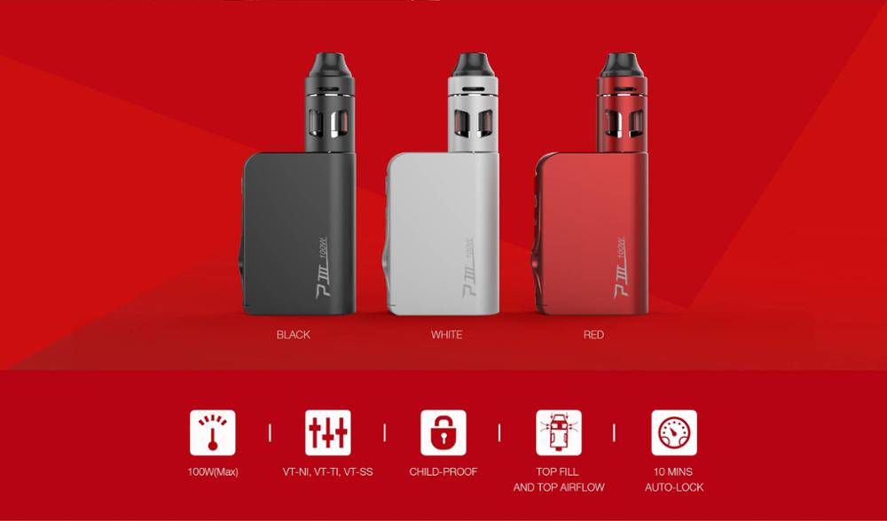 2017 New Trendy Products P-iii E Cigarette Vaptio P3 Starter Kit Shisha