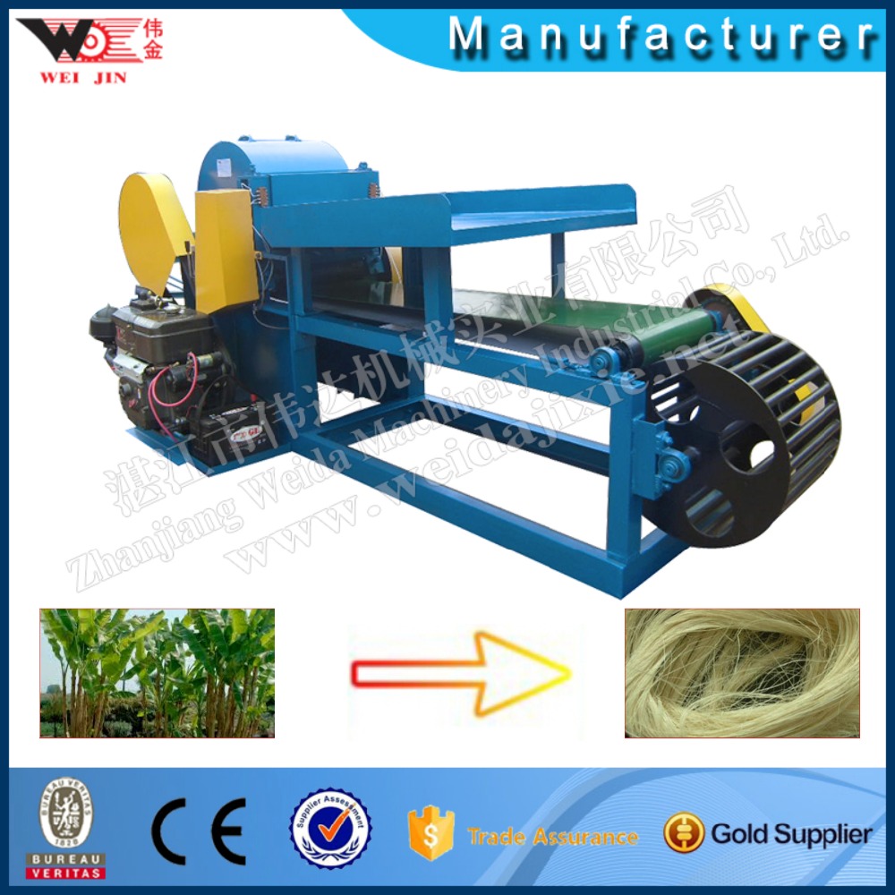 Automatic Natural Fiber Processing Machine/ Sisal Jute Hemp Pineapple