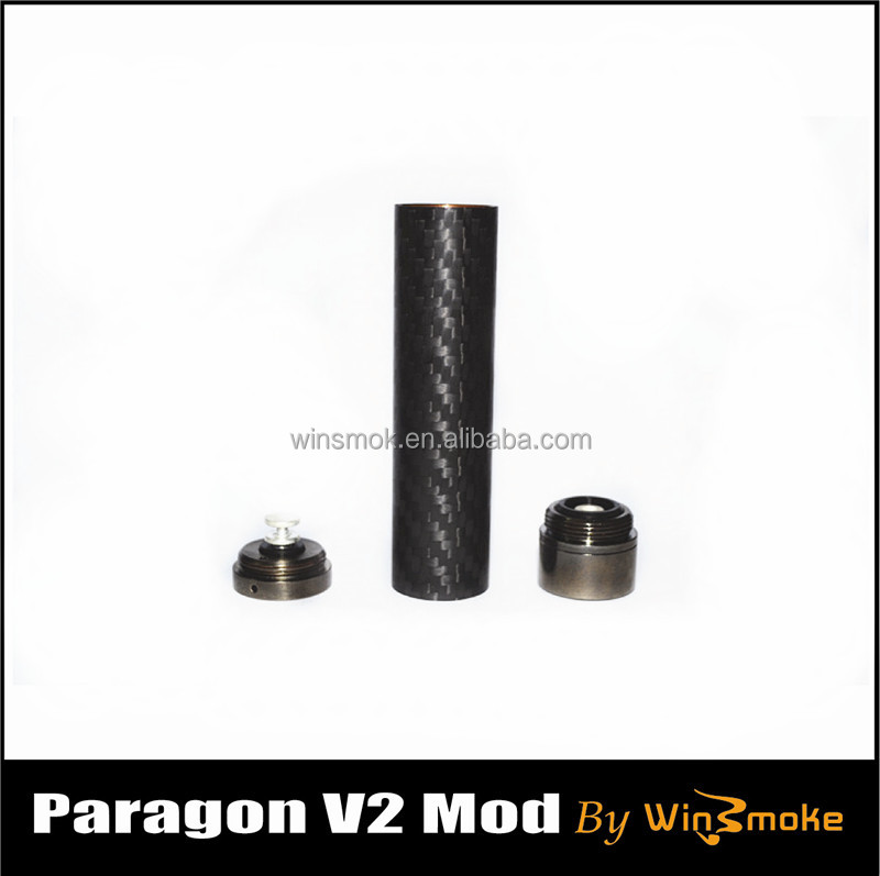 2014 Most popular Ecigarette Carbon Fiber Paragon V2 Mod Clone from Winsmoke