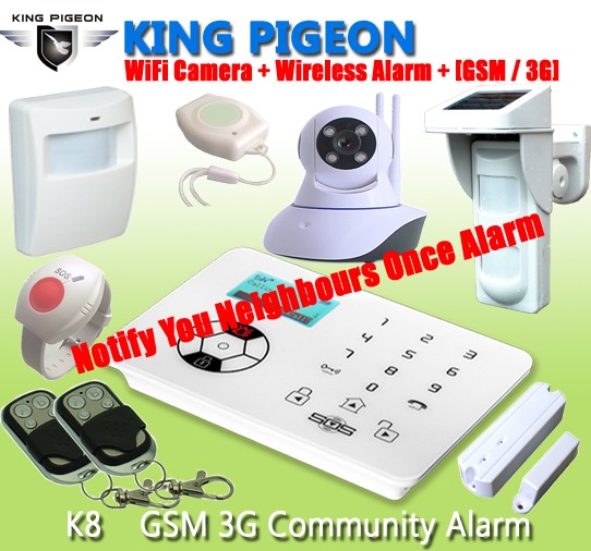 Wifi Camera GSM Alarm K8