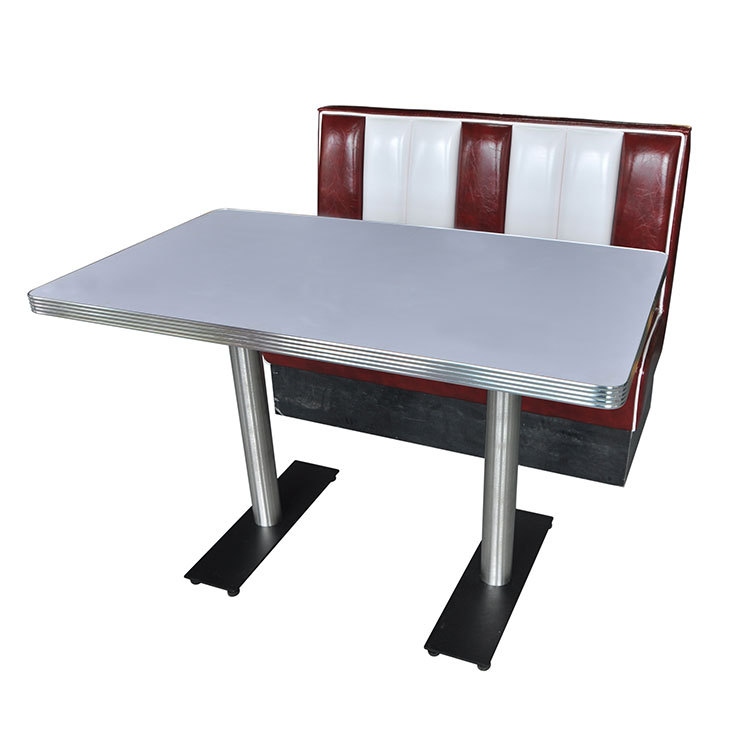 Americano retro diner laminado mesa, 4 plazas de la antigüedad ...
