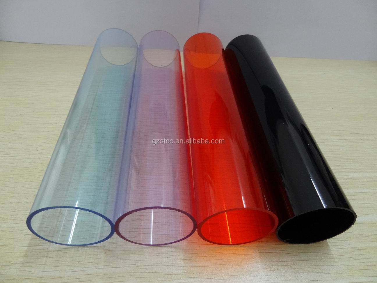 Verde chiaro pmma tubo, colore tubo di plexiglas, colore pmma tubo ...