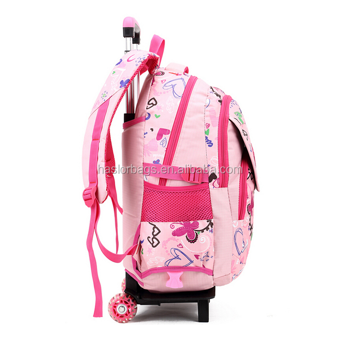 School wheeled bag trolley for backpack