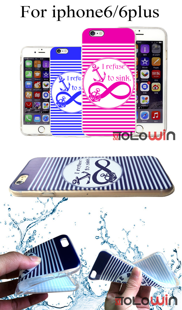 独自のロゴを作る2015用tpuケースiphone6,安い価格6カスタムケースiphone用仕入れ・メーカー・工場