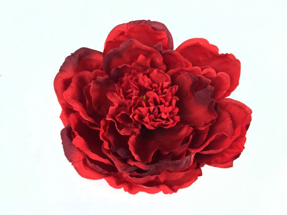 シルクブーケ卸売人工牡丹の花でガラス花瓶仕入れ・メーカー・工場
