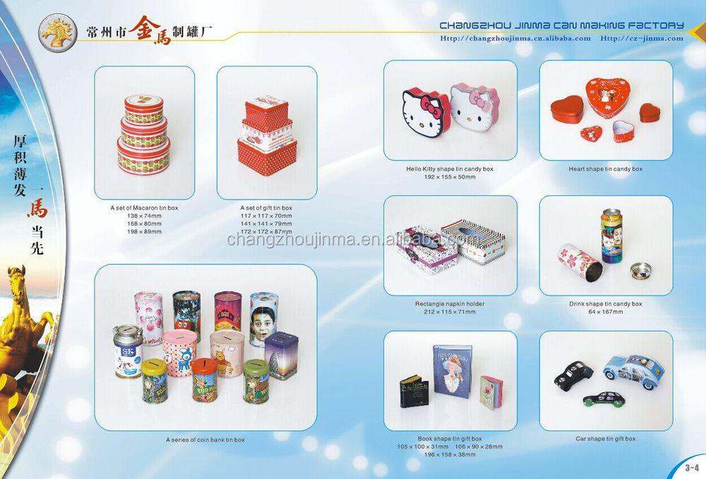卸売カスタマイズされた伝統的なデザインの正方形の窓付き金属スズ仕入れ・メーカー・工場