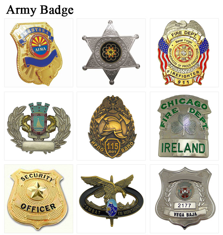 army metal badges/ emblem badge/ military emblem