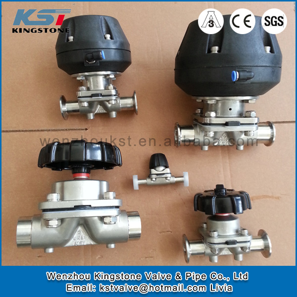 中国工場販売ss316l dn8クランプミニダイヤフラムバルブ仕入れ・メーカー・工場