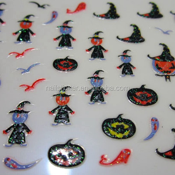 ハロウィン ネイルアートデカール ホリデーネイルアートステッカー ゴースト爪デ カール サプライヤー 問屋・仕入れ・卸・卸売り