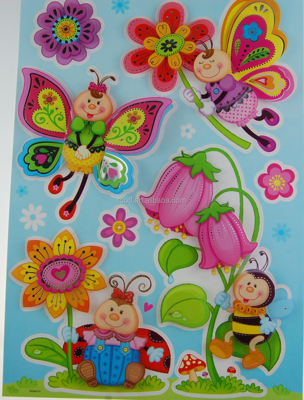 Billige 3d papier wanddekoration aufkleber zum verkauf, pvc ...