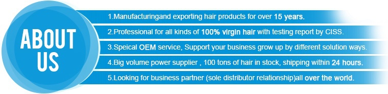 未処理のバージンブラジルの毛生、 ブラジルのバージン毛、 100％天然インドの人間の毛髪問屋・仕入れ・卸・卸売り