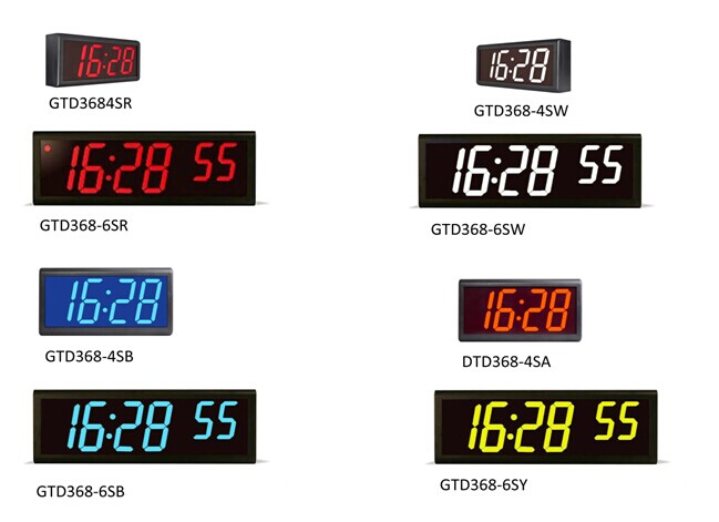 4【6デジタルpoentp緑色ledディスプレイ付き壁掛け時計問屋・仕入れ・卸・卸売り