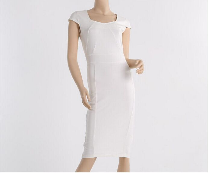 2016固体エレガントなショートスリーブol最新ファッション女性ドレス仕入れ・メーカー・工場