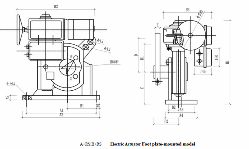 6000 Nm Bernard Technology Actuators Jd-b+rs600 Lk-b+rs600 - Buy Jd-b