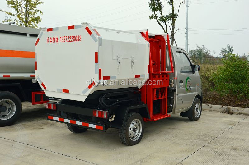 ミニ油圧2015長安熱い販売のゴミのトラック仕入れ・メーカー・工場