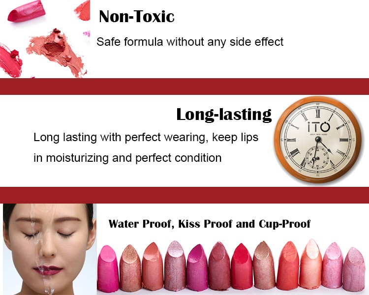 makeup no name herbal long lasting halal glitter magic lipstick